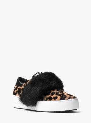 Maven Fur and Calf Hair Sneaker 